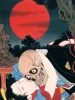 Takato Yamamoto Night of the Scarlet Moon original painting detail