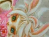 Yoko Mill Original Painting Pink Love - detail