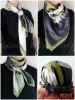 Yuka Sakuma Silk Scarf - styling